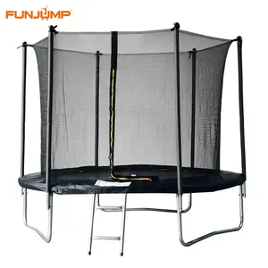 Funjump 2024 Popular 8ft Jumping Kids Round Fitness Trampoline For Entainment