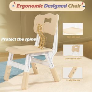 Muebles de guardería para niños, sillas de mesa para niños pequeños, mesa de grafiti para niños, juego de sillas de mesa de actividades para niños, mesa de estudio y silla escritorio para niños pequeños - Product Image 5