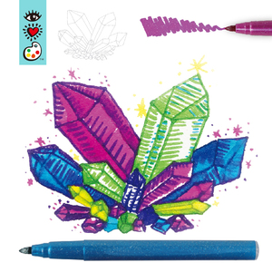 <span class=keywords><strong>Glitter</strong></span> Marcatore <span class=keywords><strong>Penne</strong></span> Contorno Della Penna Della Cancelleria per la Fabbricazione Della Carta, FAI DA TE Arte Artigianato - Product Image 4