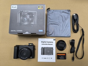 Cámara de Vlogging Portátil de Doble Lente 48MP 4K con Pantalla de 2.8" AF Flash 16X Tipo-C OEM Disponible DC218 16X Captura Detallada y Potente - Product Image 3