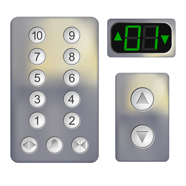 High Quality Stainless Steel Elevator Car Operation Panel with LED Indicator Waterproof Backlit Touch Screen CE RoHS