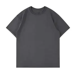 ボックスフィットTシャツ特大昇華Tシャツヘビーウェイト230 GsmコットンTシャツカスタムフォーム3DスクリーンロゴメンズパフプリントTシャツ