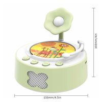 Boîte à musique et lecteur de livres électroniques pour filles et enfants du Venezuela, jouets de collection pour filles et garçons de 1 à 3 ans, nouveau jouet tourne-disque pour enfants