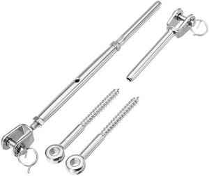 Fabriqué en Chine Tailles personnalisées Vis de gréement en acier inoxydable Corps fermé Cadre pivotant de tendeur de câble métallique pour <span class=keywords><strong>bateau</strong></span> - Product Image 1