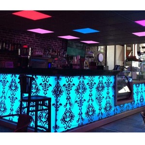 White <strong>Solid</strong> <strong>Surface</strong> Made of Restaurant <strong>Bar</strong> Counter Modern <strong>Design</strong> Cafe Counter With Cake Cabinet - Product Image 4