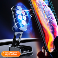 Support de téléphone magnétique puissant pour voiture OEM/ODM personnalisé 360° °   Support de téléphone portable pliable rotatif universel en alliage de zinc