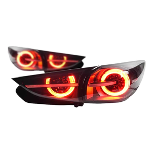 ไฟท้าย LED TYPY สำหรับรถยนต์ 3 Hatchback Axela ปี 2019- สีแดง ไฟเบรก ไฟเลี้ยว ไฟ DRL แบบเสียบปลั๊กใช้งานได้ทันที - Product Image 4