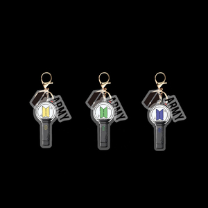 Custom New Creative BTSBulletproof Support Lamp Acrylic Key Chain Key Pendant Peripheral Same Model UV Printing Cartoon - Product Image 3