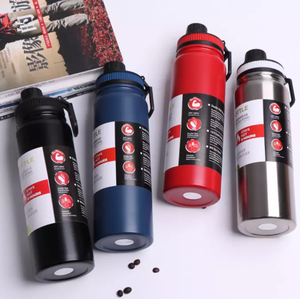 Công suất lớn uống Chai du lịch ly thép không gỉ biểu tượng tùy chỉnh chai nước thể thao - Product Image 1