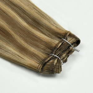 K.SWIGS Prix de gros Extensions de cheveux humains Remy vierges à cuticules intactes, tissage double drawn noué à la machine, balayage - Product Image 3