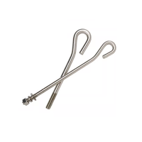 OEM Acier Inoxydable INNOX A2 SS304 SS 316 Grade Classe 4.8 8.8 A2-70 Structure A4-80 Fondation Crochet Type J Boulon D'ancrage