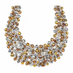 Collar llamativo romántico africano hecho a mano con cuentas para niños Gargantilla Maxi precio bajo - Product Image 1