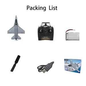 RC aereo giocattolo elettrico modello di <span class=keywords><strong>volo</strong></span> 4CH acrobazia aereo telecomando in schiuma giocattoli per bambini F16 - Product Image 3