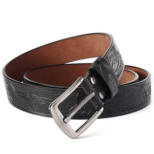 Atacado Moda Personalizado Cinto De Couro Genuíno Com Fivela De Liga Para Calças Jeans - Product Image 5