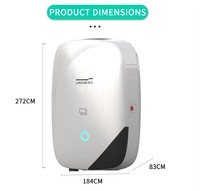 Pengisi Daya Dinding EV Rumah Tangga Bersertifikasi EAC Tipe C 7kW Fase Tunggal Stellar Star Baru IP55 OCPP 1.06 Retrofit/Upgrade Rentang Suhu Luas