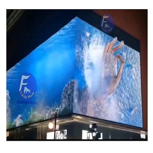 Ngoài Trời P2.5 P3 P4 HD Lớn Khổng Lồ Phương Tiện Truyền Thông Mặt Tiền Đường Cong Video Tường Quảng Cáo Xây Dựng Mắt Thường 3d Led Màn Hình Hiển Thị - Product Image 2