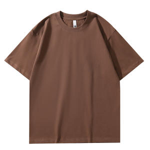 Camiseta <span class=keywords><strong>DuPont</strong></span> SORONA con hombros caídos, estilo urbano moderno, de algodón, corte holgado, tacto seda helada, manga corta, estampada - Product Image 6