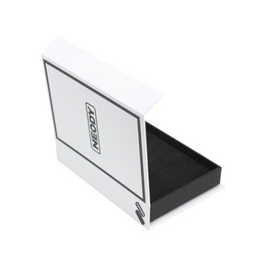 Luxury Custom Logo Embossed <b>Book</b>-Shape Magnetic Cardboard Packaging <b>Box</b> for Cosmetics & Skin Care Serum Recyclable Sponge Lining - Product Image 2