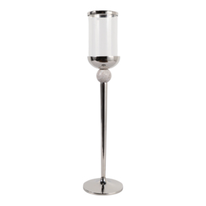 Portacandele in Vetro per Candele a Colonna, Design Contemporaneo, Centrotavola Decorativo per Uso su Tavolo - Product Image 3