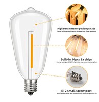 Guirlandes solaires d'extérieur 7,6m-30m ST38 avec ampoules LED Edison, étanches, pour patio, bistrot, lampe féerique avec charge USB-C