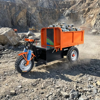 Chariot à trois roues fermé de 2 tonnes, motorisé à batterie, chariot de transport agricole électrique de 2000 kg, largeur étroite de 80 cm