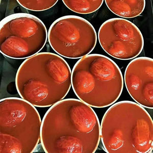 Al mejor precio, tomates pelados enteros enlatados, agua con sabor dulce conservada, hecho en China, embalaje de tambor a la venta - Product Image 4