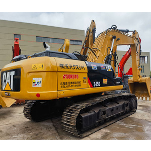 Excavadora Usada Caterpillar 345D Original de Japón, de Segunda Mano, 45 Toneladas, Excavadora Hidráulica Pesada sobre Orugas para Minería, en Venta - Product Image 1