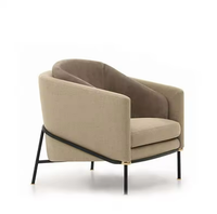 Vente en gros de canapé simple de luxe en cuir chaise longue moderne meubles d'appoint pour salon salle à manger chambre à coucher hôtel