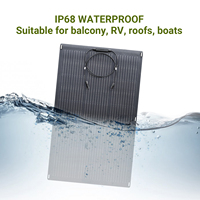 Allpowers Vente en gros Panneau photovoltaïque portable 100w 120W 200W Panneaux solaires flexibles pliables