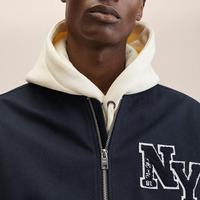 Blouson universitaire personnalisé de haute qualité avec logo brodé Jaket Blouson de baseball en satin Ployster pour hommes