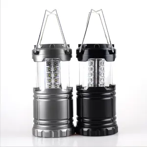 Get Free Sample 2 in 1 Collapsible Outdoor Portable Led light Camping Lantern with Magnetic