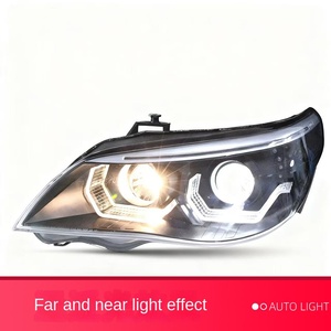 Nouvel ensemble de phares pour BMW Série 5 <span class=keywords><strong>E60</strong></span> 2003-2010 LED Angel Eyes DRL 12V 70W 6500 Lumens 5500K Rétrofit/Mise à niveau - Product Image 5