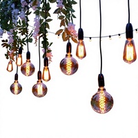 Guirlandes lumineuses LED en forme de fleur, étanches IP55, à brancher, longueur 10m/5m, pour le camping, la cour, la décoration de jardin S14