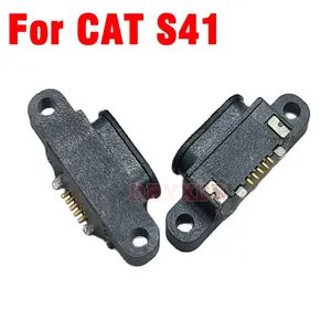 5Pin Micro USB Water Proof Charging Jack Connector Socket Jack Replacement Repair for CAT S41 S60 S61 Plug Port