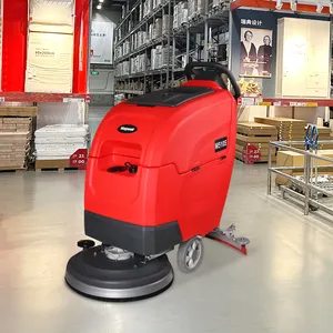 M510S single brush new design factory supplier driveway multi function electric walk behind manual floor scrubber