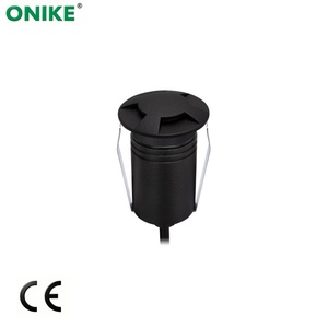Projecteur <span class=keywords><strong>solaire</strong></span> encastré en aluminium IP67 étanche RGB LED 55mm 2.5W pour aménagement paysager, marches et murs, CRI 90, pour jardin - Product Image 1