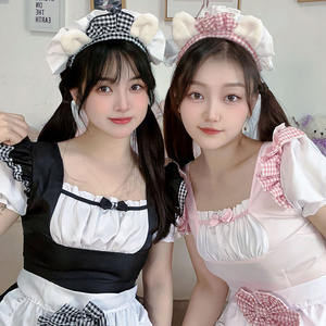 <span class=keywords><strong>Disfraz</strong></span> <span class=keywords><strong>de</strong></span> Halloween <span class=keywords><strong>de</strong></span> Lolita 2D, estilo niña dulce y suave, con diseño <span class=keywords><strong>de</strong></span> <span class=keywords><strong>gatita</strong></span> salvaje, para cosplay <span class=keywords><strong>de</strong></span> sirvienta japonesa, <span class=keywords><strong>de</strong></span> poliéster. - Product Image 4