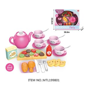 Juego de té para niños, simulación de pastel, <span class=keywords><strong>galletas</strong></span>, postre, juguete, fiesta de <span class=keywords><strong>princesa</strong></span>, juguetes de cocina, juego de simulación para niñas - Product Image 4