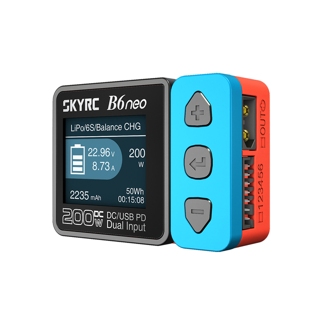 Wholesale Price SkyRC B6neo Smart Charger DC 200W PD 80W Battery Balance Charger SK-100198 B6 Neo