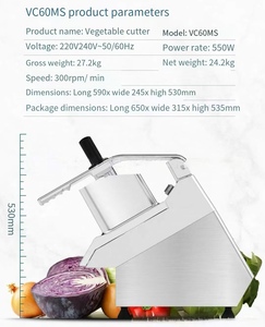 Commercial <b>Vegetable</b> <b>Cutter</b> Canteen Hotel Kitchen <b>Vegetable</b> Potato Slicing Machine Shred Machine Cube Machine - Product Image 3