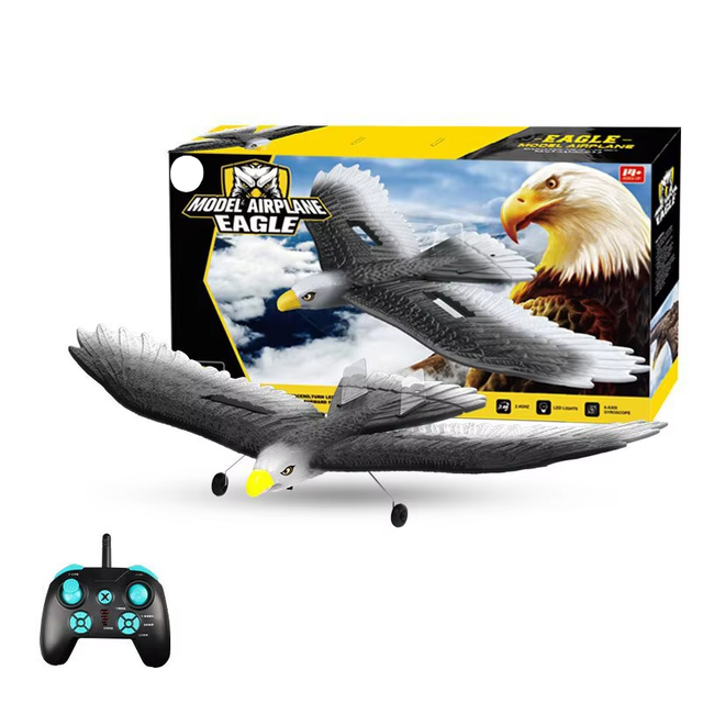 New Fpp Foam Metal Big Fix Wing Glider 2.4G Remote Control RC Eagle Model Airplane with Wi-Fi 200m Range Ready-to-Go