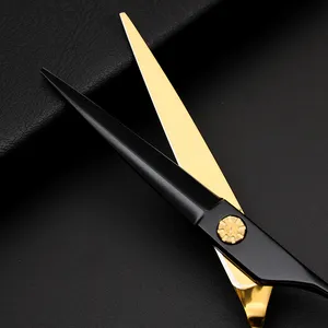 Profecional Barber Hair Cut Cutting Scissors Hairdresser Hairdressing Salon Thinning Titan Shears For Hair Stylist