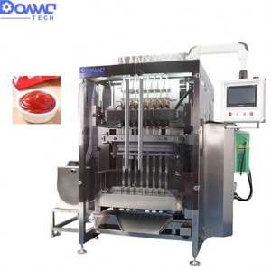 Máquina Envasadora y Llenadora de Sobres de Líquido Totalmente Automática de 2-16 Carriles para Ketchup, Mantequilla de Maní, Mostaza, Salsa de Chile Dulce - Product Image 6