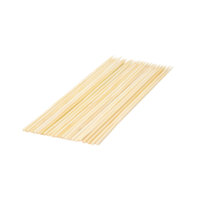 Brochettes rondes en bambou naturel biodégradable écologiques de 2,5 mm * 13,5 cm