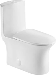 Meilleure vente d'Amérique du Nord Siphon ergonomique une pièce entièrement à jupe Toilette <span class=keywords><strong>de</strong></span> salle <span class=keywords><strong>de</strong></span> bain Vente à chaud - Product Image 2