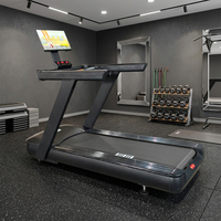 Tapis de course commercial avec écran LED LCD, protection électrique, garantie de qualité, fabricant de équipements de course AR