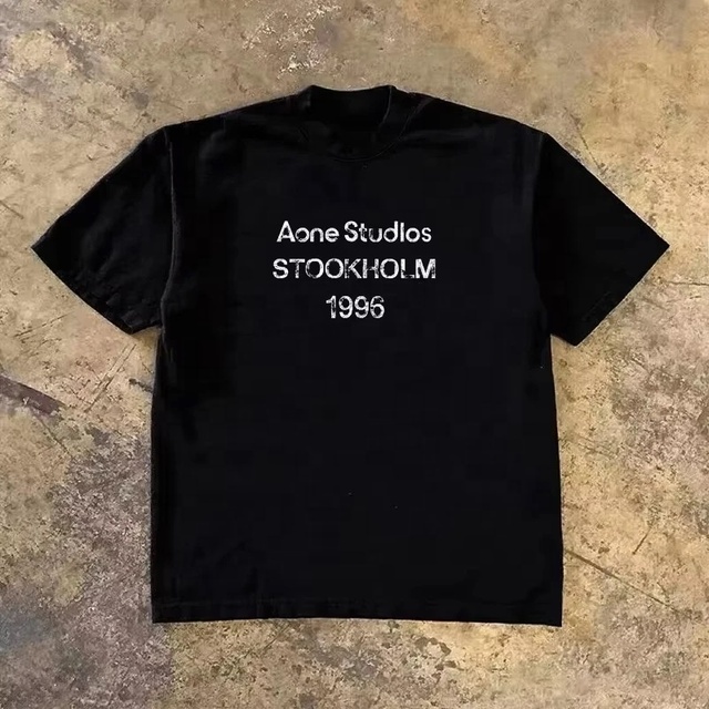 Men Clothing Unisex Summer Fashion Trend Luxury Brand Letter Printed T-shirt Men's and Women's Cotton T-shirt Short Sleeved