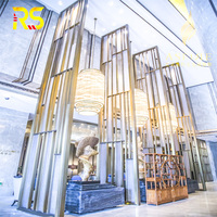 Office Modern Decorative Aluminium Room Divider Partition Screen Living Room Metal Laser Cut Partition Wall Divider