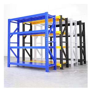 उच्च गुणवत्ता वाले भारी शुल्क धातु पैलेट भंडारण रैकिंग औद्योगिक पैलेट रैक समायोज्य ऊंचाई के साथ - Product Image 2