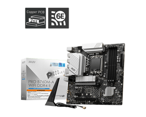 For Brand New B760M Desktop Gaming Motherboard Plus <b>DDR4</b> WIFI6E Supports CORE 4-Channels 128 <b>RAM</b> Integrated MSI B760M - Product Image 6